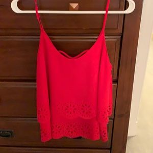 Size small red tank top from Francesca’s